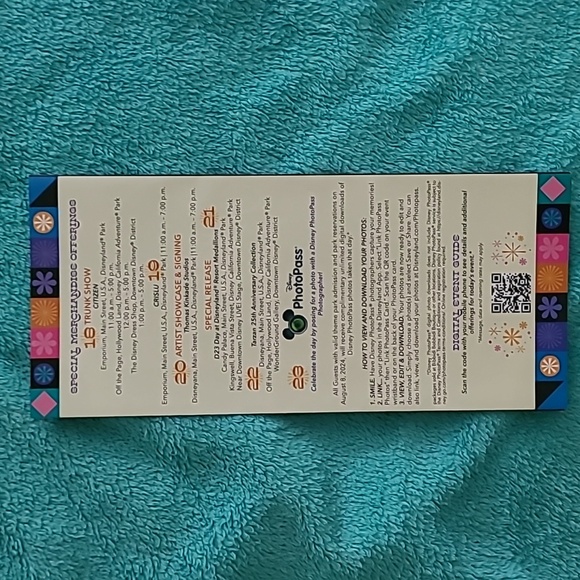 D23 Day at Disneyland Guide Map - Picture 2 of 4